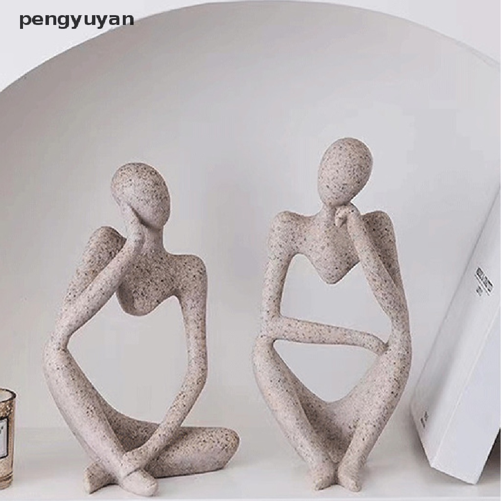 [pengyuyan] Tượng Điêu Khắc Thủ Công Hiện Đại Trang Trí Phòng Khách [Mới]