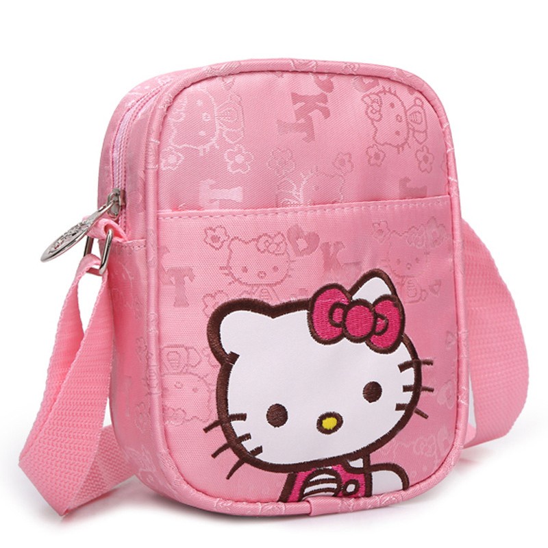 Balo Đi Học Họa Tiết Hoạt Hình Hello Kitty Đáng Yêu Thời Trang Hàn Quốc Cho Trẻ Em