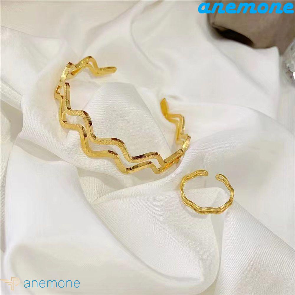 Vòng Đeo Tay Họa Tiết Hình Học Dành Cho Nữ|Vòng Đeo Tay Dạng Hở Bằng Đồng Nhiều Màu Sắc Có Thể Đ|Nhẫn