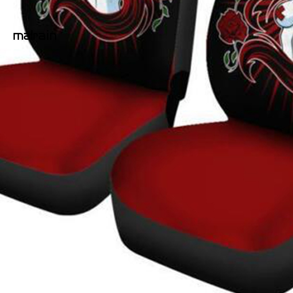 Vỏ Bọc Bảo Vệ Ghế Ngồi Xe Hơi In Hình Đầu Lâu Độc Đáo