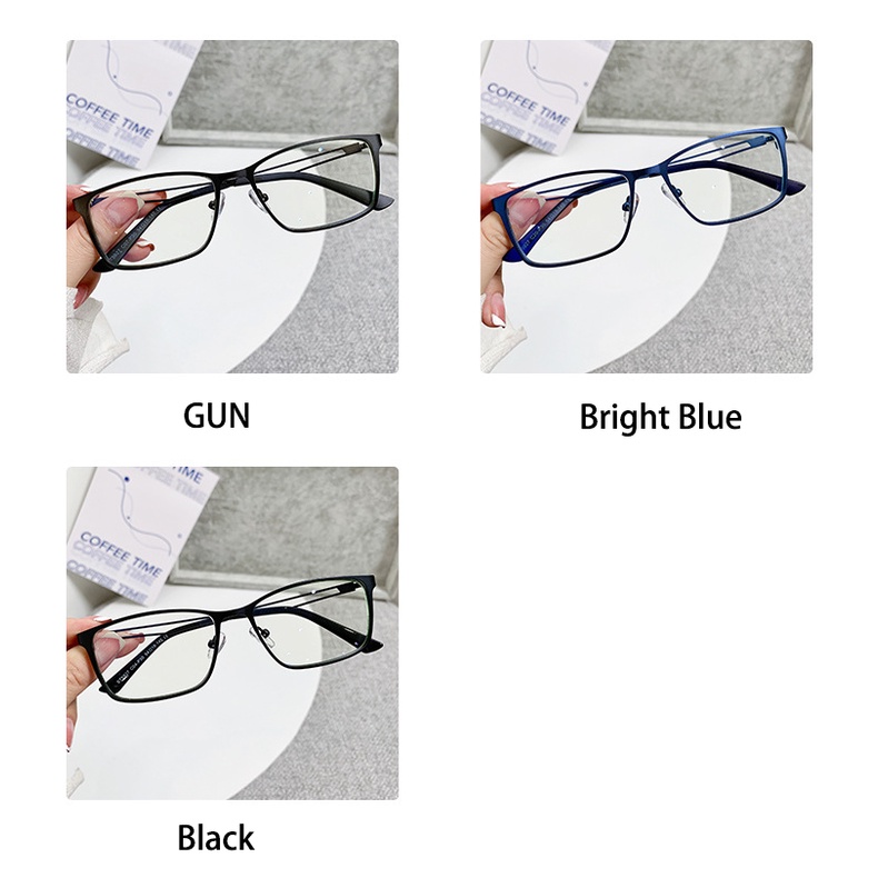 Kính Mát Gọng Kim Loại Chống Bức Xạ Thời Trang Cho Nam