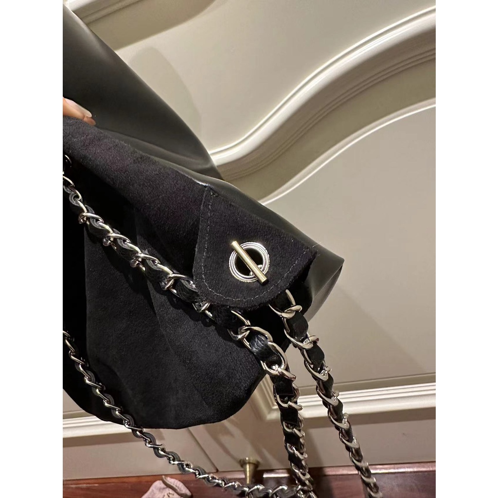 Ba Lô Dây Rút Chất Liệu Nhung Đính Đá Nhiều Màu Phong Cách Hàn Quốc Cho Nữ