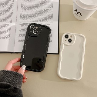 FOR IPHONE 14 XS X XR MAX wave soft case