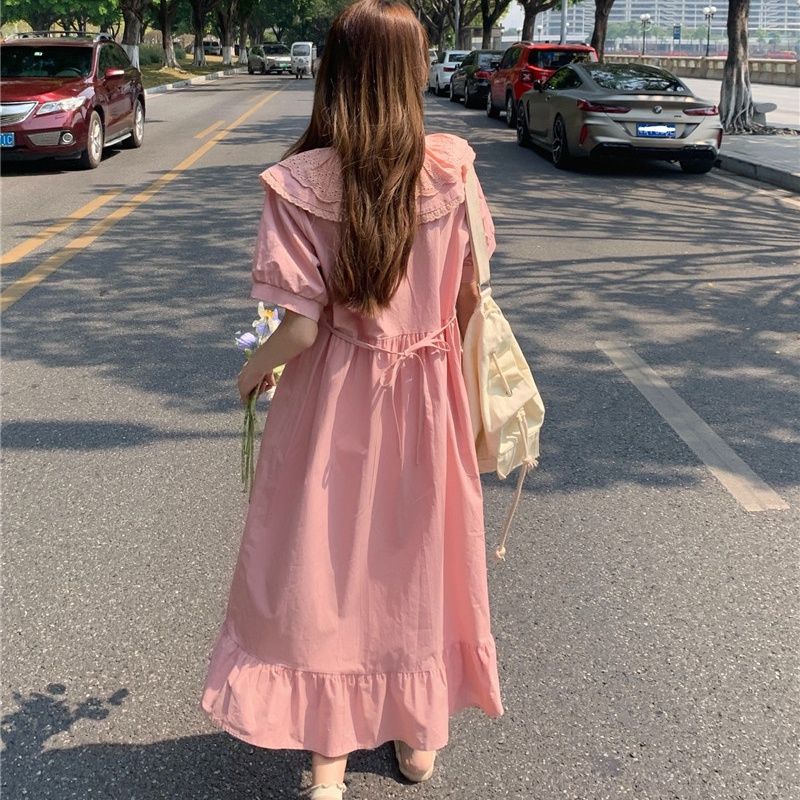 IELGY    Đầm Công Chúa Dáng Xòe Nhẹ Nhàng Ngọt Ngào Cho Nữ