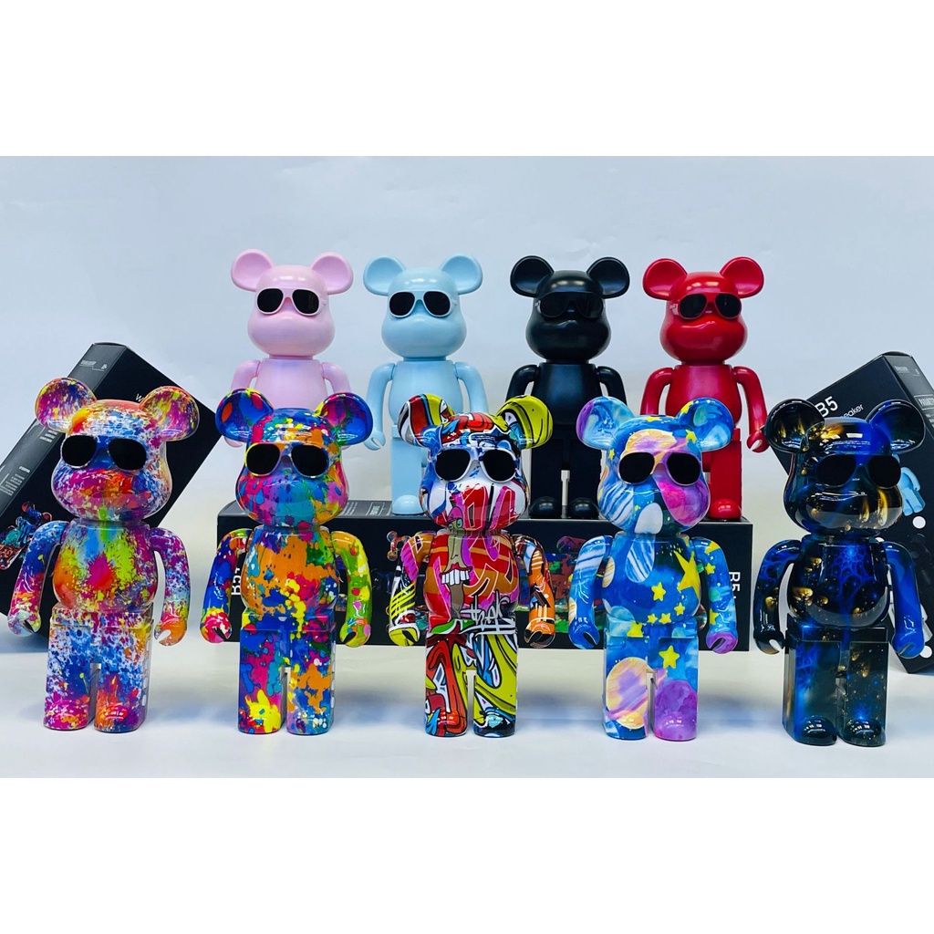 Loa Bluetooth, chất lượng âm thanh đỉnh cao, màu sắc sang trọng, hợp thời trang, loa gấu đeo kính thiết bị Apple/Android