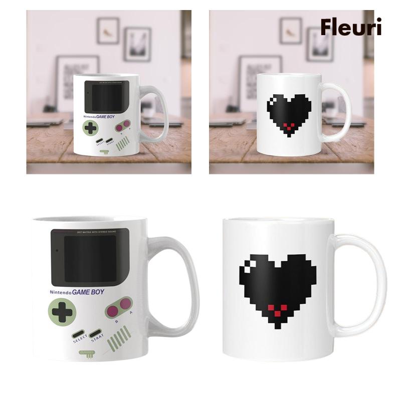 Cốc Sứ Uống Nước Cỡ Lớn Thay Đổi Màu Sắc Độc Đáo