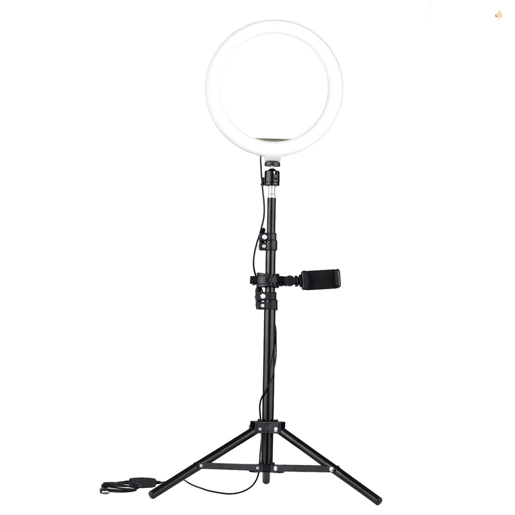 Vòng Đèn LED Chụp Ảnh Andoer 10 Inch 3 Chế Độ 3200-5600K Có Thể Điều Chỉnh Độ Sáng Tiện Dụng
