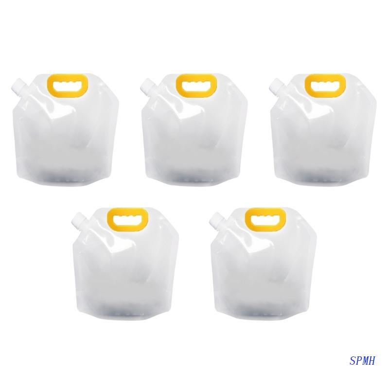 Set 5 Túi Đựng Hạt Ngũ Cốc Có Tay Cầm Và Phễu Đứng