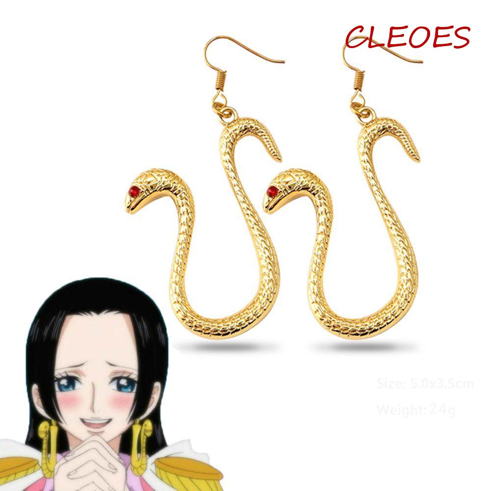 Bông Tai Hoạt Hình CLEOES|Trang Sức Hóa Trang Rắn Thời Trang Hàn Quốc Cho Nữ