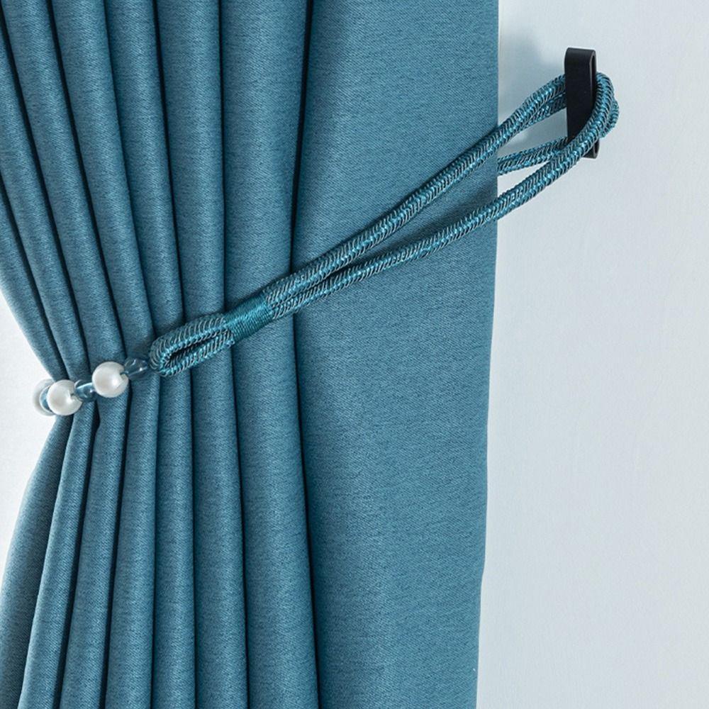 KUNHEV Set 2 Móc Treo Rèm Cửa Gắn Tường Hiện Đại Bền Bỉ