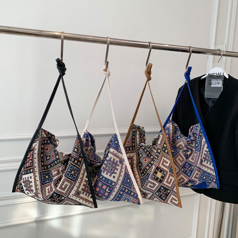 MISCHA Túi Tote Đeo Vai Chất Liệu Canvas Thiết Kế Đơn Giản Thời Trang Cho Nữ