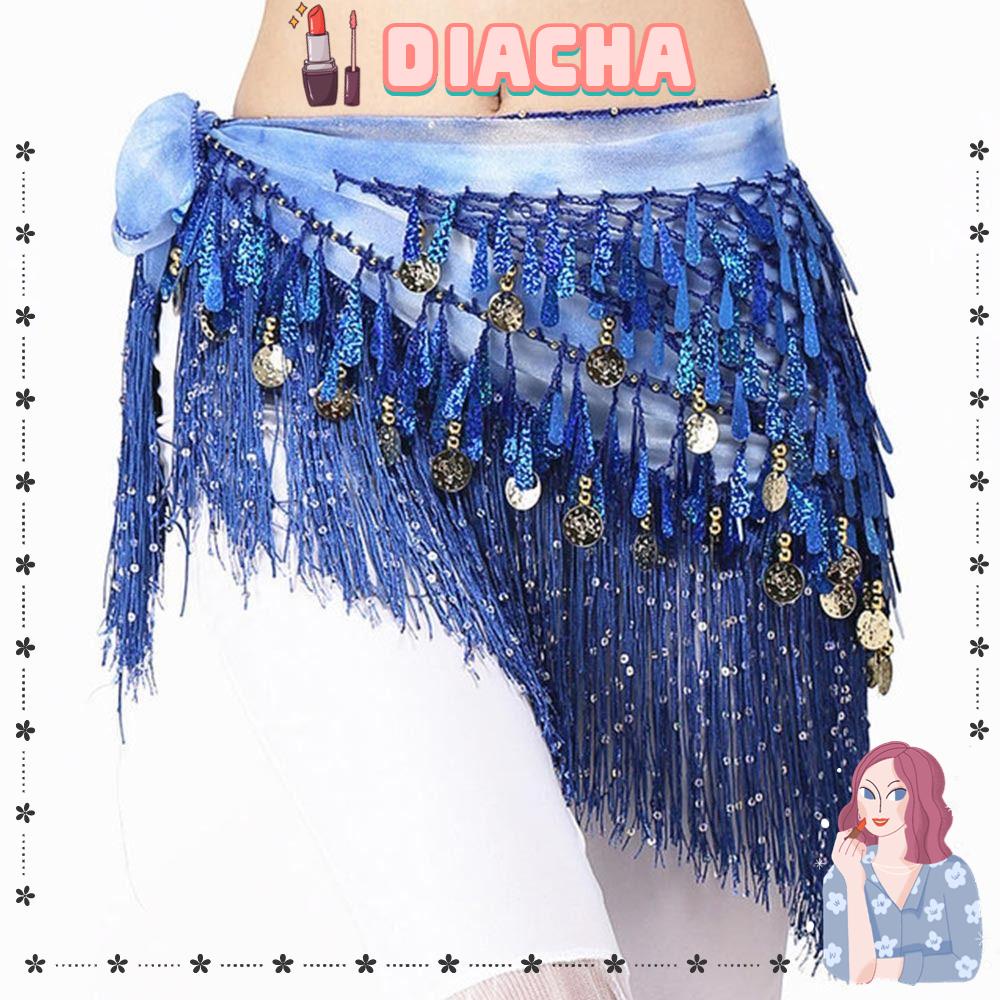 Múa Bụng Dây Tua Rua Eo Dây Chuyền Thể Hiện Trang Phục Cho Thái Lan / Ấn Độ / Ả Rập Hông Khăn