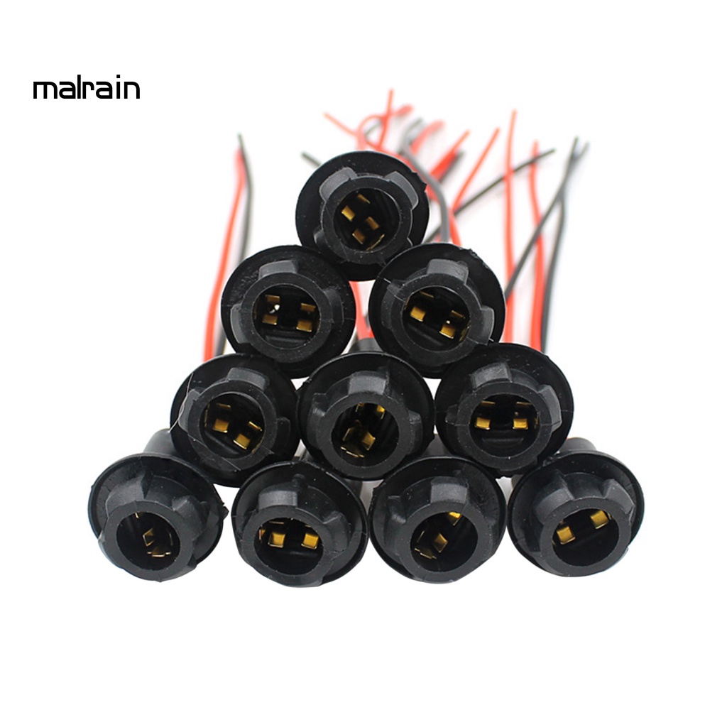 Set 10 Đuôi Đèn T10 Siêu Nhẹ Tiện Dụng Chất Lượng Cao