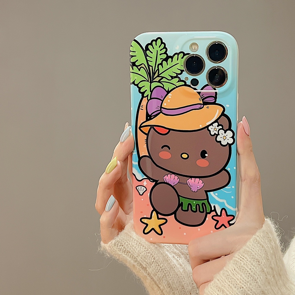 Ốp Điện Thoại tpu Dẻo Họa Tiết Hoạt Hình Sanrio Kèm Vòng Tay &amp; Dây Đeo Cho iPhone 11 13 12 14 PRO MAX
