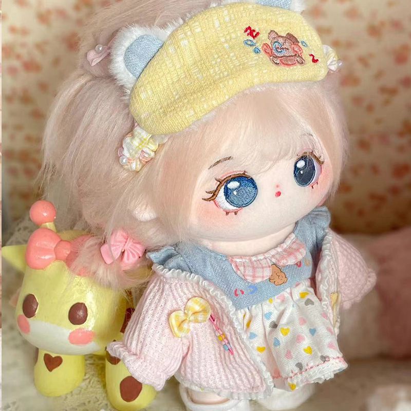 Búp Bê Nhồi Bông 20cm Dễ Thương Cho Bé Gái