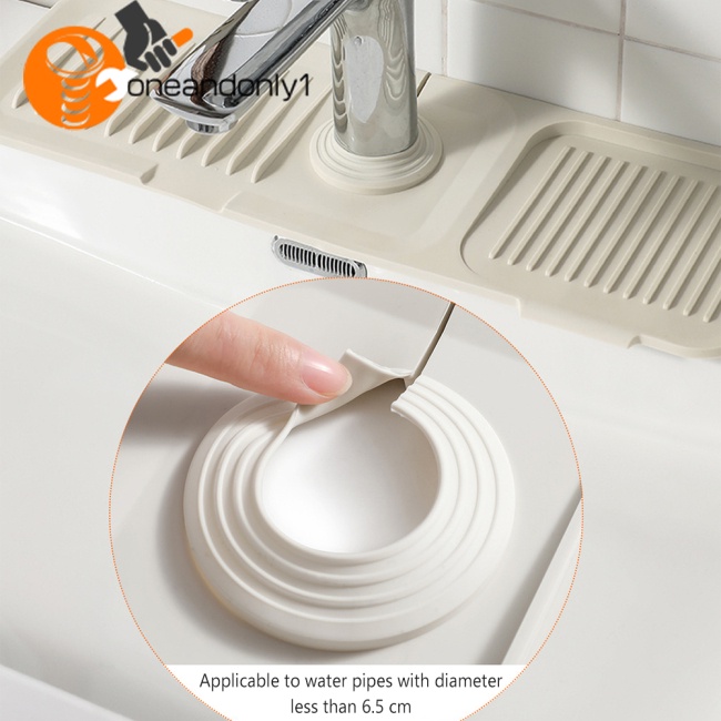 Đệm Silicone Gắn Vòi Nước Bồn Rửa Chén Chống Trượt Chống Văng Nước Cho Nhà Bếp Nhà Tắm