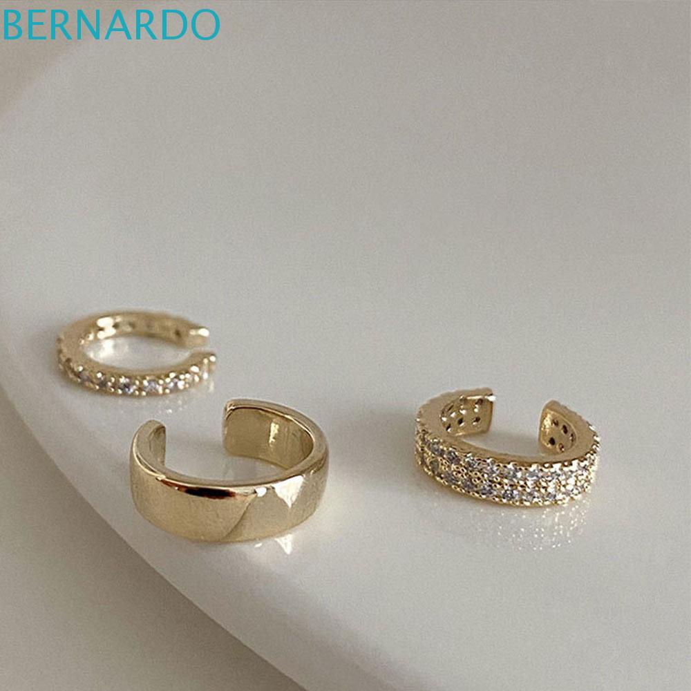 Khuyên Vành Tai Không Xỏ Lỗ Hình Khối Nhỏ C BERNARDO|Khuyên Kẹp Vành Tai Thời Trang Cá Tính