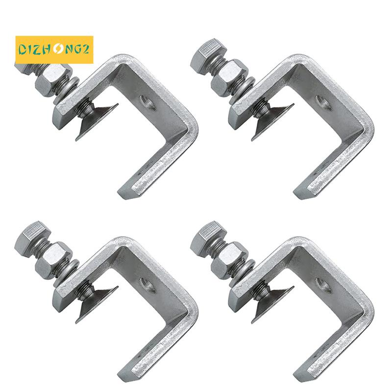 Set 4 Kẹp Chữ C 16-25mm Bằng Thép Không Gỉ 304 Dùng Trong Nghề Mộc