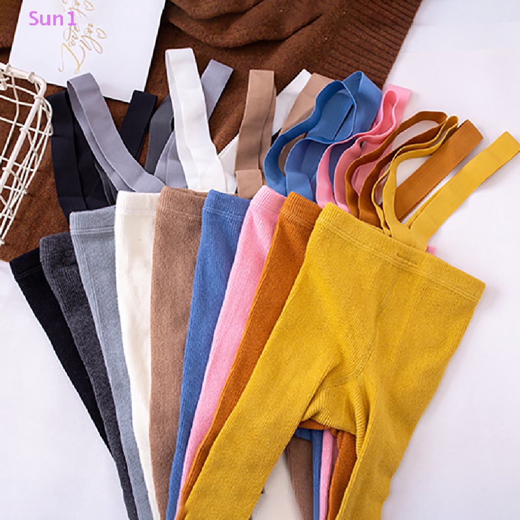 Sun1 &gt; Quần Yếm Legging Thoáng Khí Thời Trang Xuân Thu Cho Bé