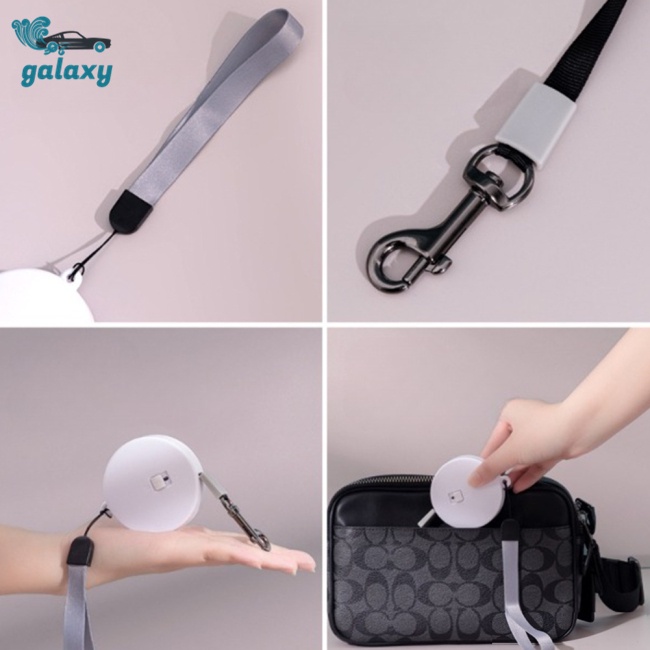 Dây Dắt Thú Cưng Đi Dạo Có Thể Thu Gọn galaxy 3 / 2M (Nâng Cấp 2-Đen)