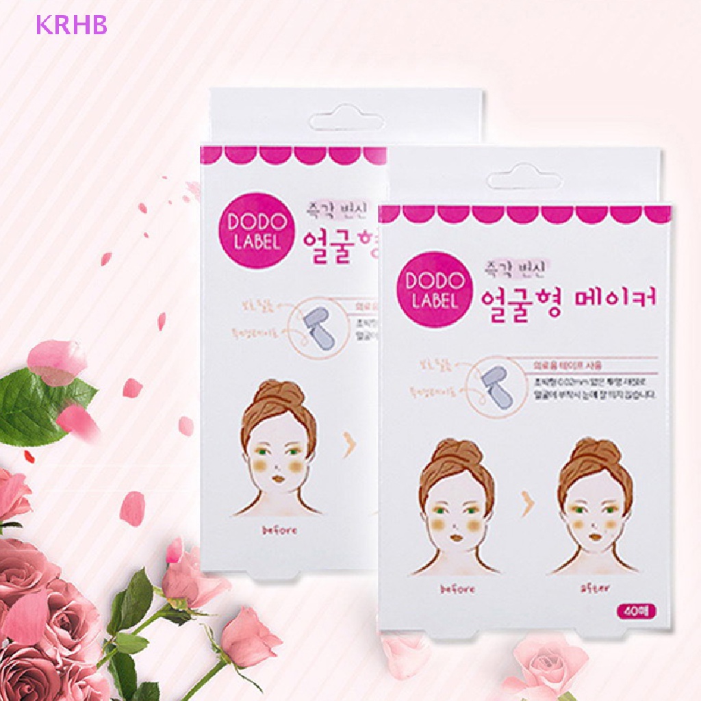 Set 40 Miếng Dán Nâng Cơ Mặt Tạo Cằm Chữ V Thon Gọn KRHB