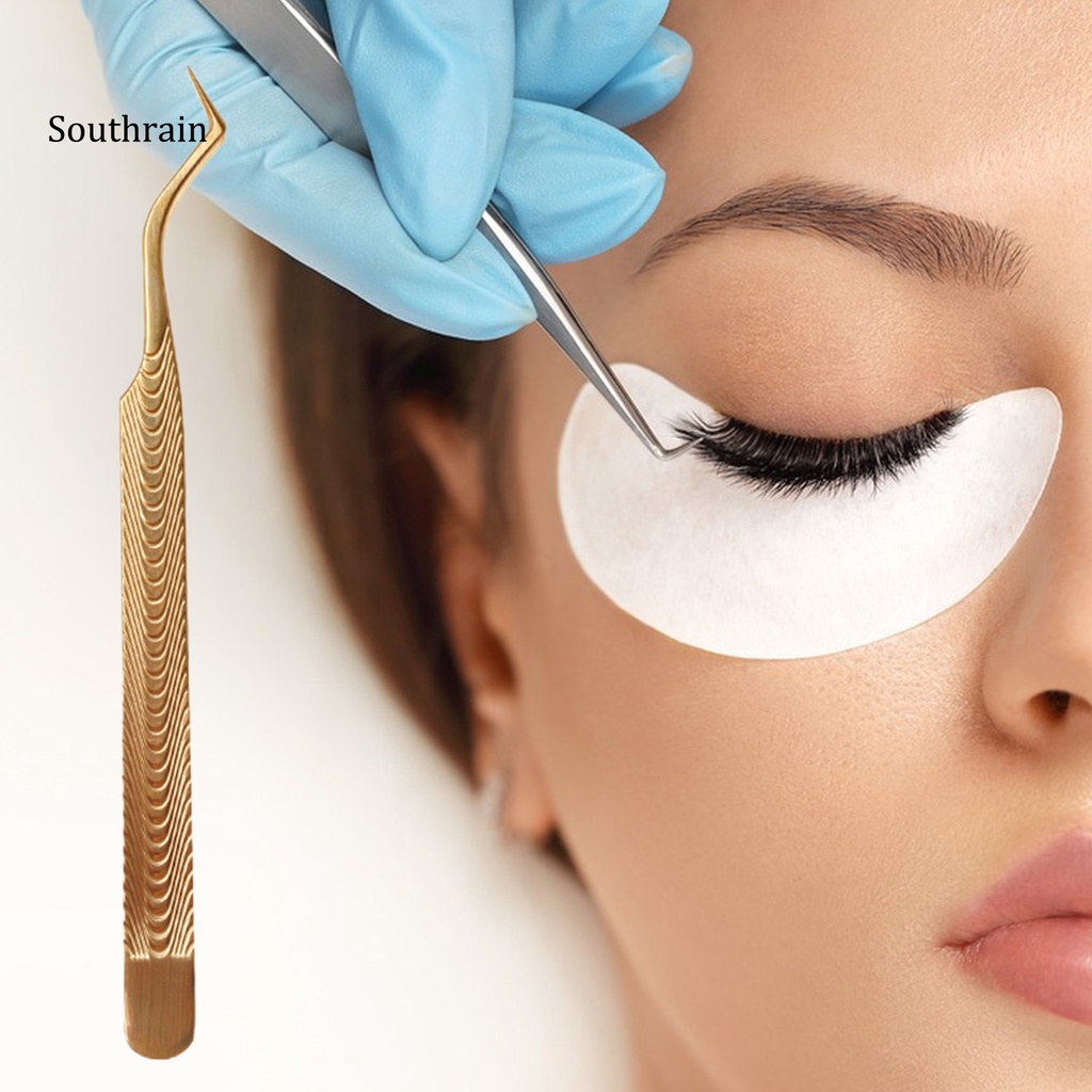 Nhíp Gắp Lông Mi Giả Bằng Thép Không Gỉ Chống Tĩnh Điện Độ Chính Xác Cao