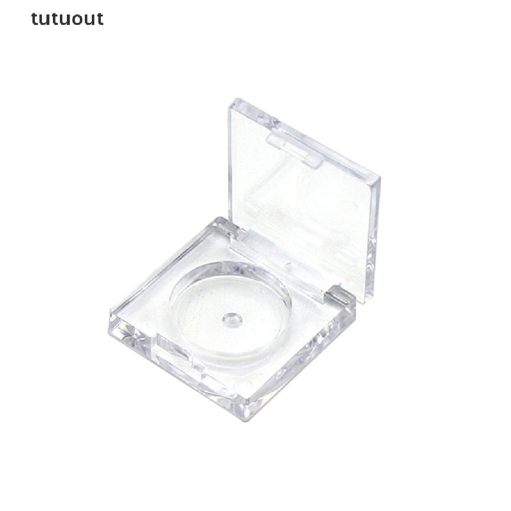 Hộp Đựng Phấn Mắt Rỗng Hình Vuông Bằng Nhựa Trong Suốt