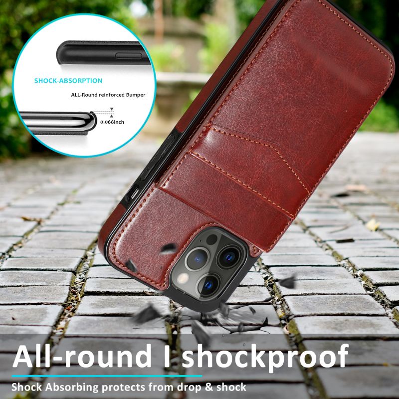 Bao Da Điện Thoại Nắp Lật Kiêm Ví Đựng Thẻ Có Thể Làm Giá Đỡ IPhone 14ProMax 14Pro 14Plus 14 13ProMax 13Pro 13 12ProMax