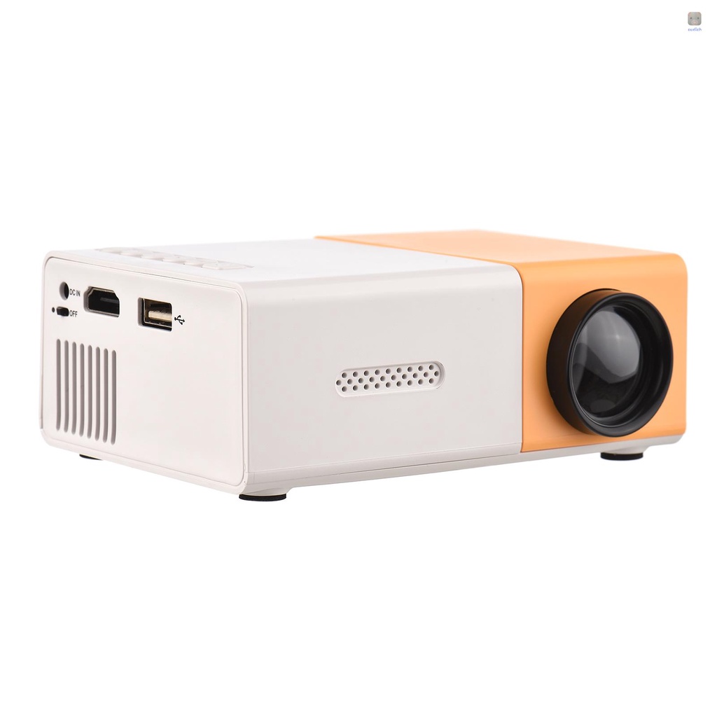 Máy ChiếU Mini Hỗ Trợ 720P / 1080P VớI Loa + ĐiềU KhiểN Từ Xa HD / AV / USB / Audio 3.5mm Cho Gia ĐìNh