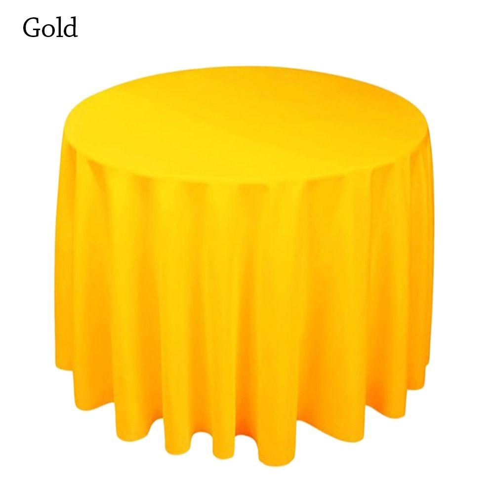 Khăn Trải Bàn Tròn Màu Sắc Thời Trang