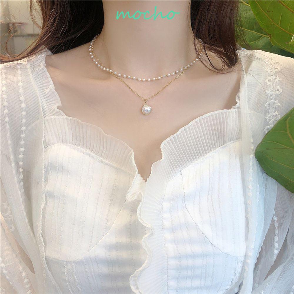 Vòng cổ Hai Lớp Bằng Hợp Kim Có Thể Điều Chỉnh Thời Trang Dành Cho Nữ