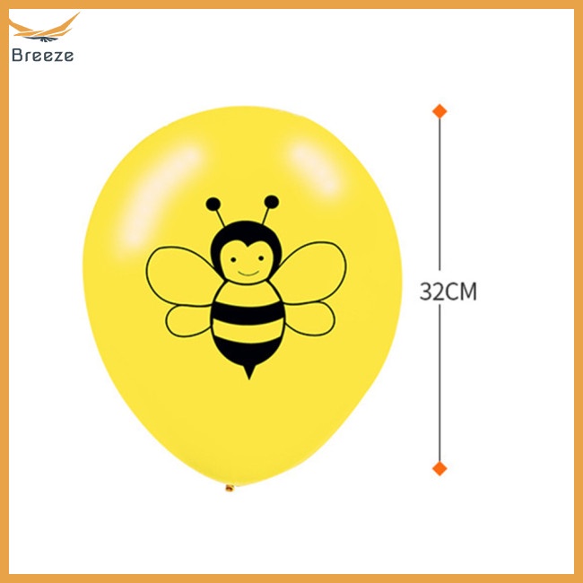 Set 10 Bong Bóng 12 inch Họa Tiết Động Vật Hoạt Hình Đáng Yêu