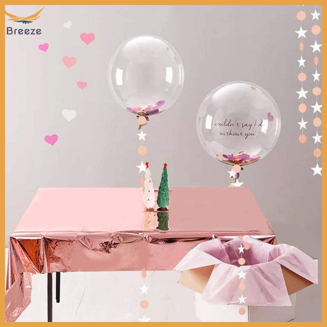 Khăn Trải Bàn Bằng Lá Nhôm Cao Cấp Lấp Lánh Trang Trí Tiệc Cưới / Sinh Nhật