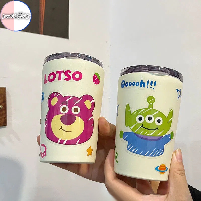 Bình Nước Giữ Nhiệt Hình Gấu Dễ Thương 360ml 240ml