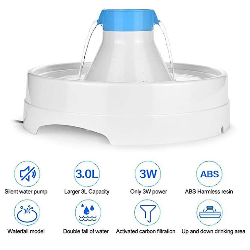 Vòi Uống Nước 3L Không Gây Tiếng Ồn Cho Thú Cưng