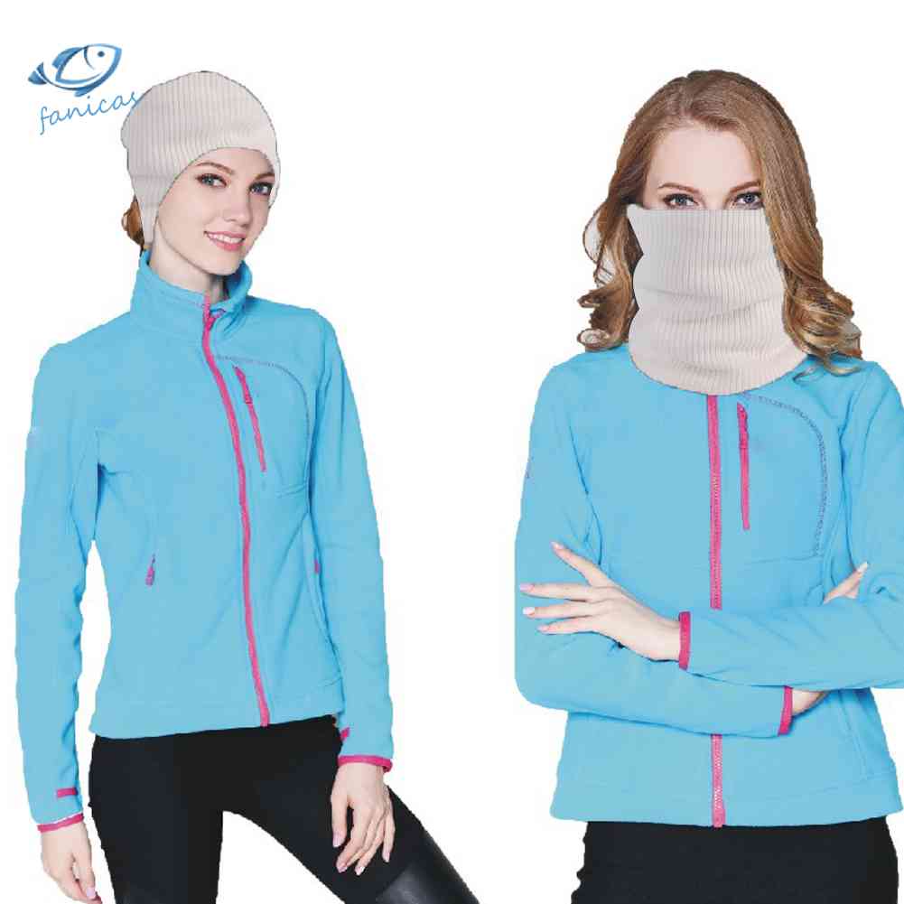 Khăn Choàng Cổ Hai Lớp Co Giãn Màu Trơn Giữ Ấm Mùa Đông Cho Nam Và Nữ