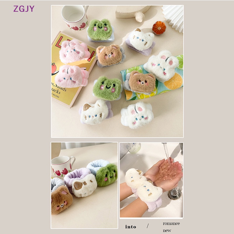 1 Cặp Băng Đeo Cổ Tay Thấm Hút Mồ Hôi Linh Hoạt Họa Tiết Hoạt Hình Dễ Thương Mới