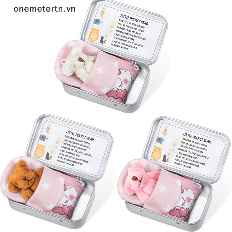 Gấu Nhồi Bông Mini Dùng Làm Quà Tặng Cho Bé