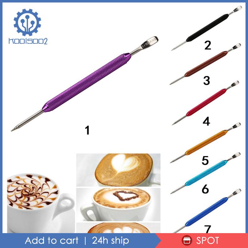 [Koolsoo2] Bút Vẽ Latte Espresso Bằng Thép Không Gỉ