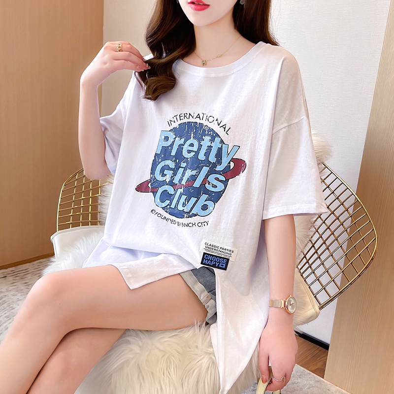 Áo thun NRVP tay ngắn 2023 in họa tiết phong cách Hàn Quốc