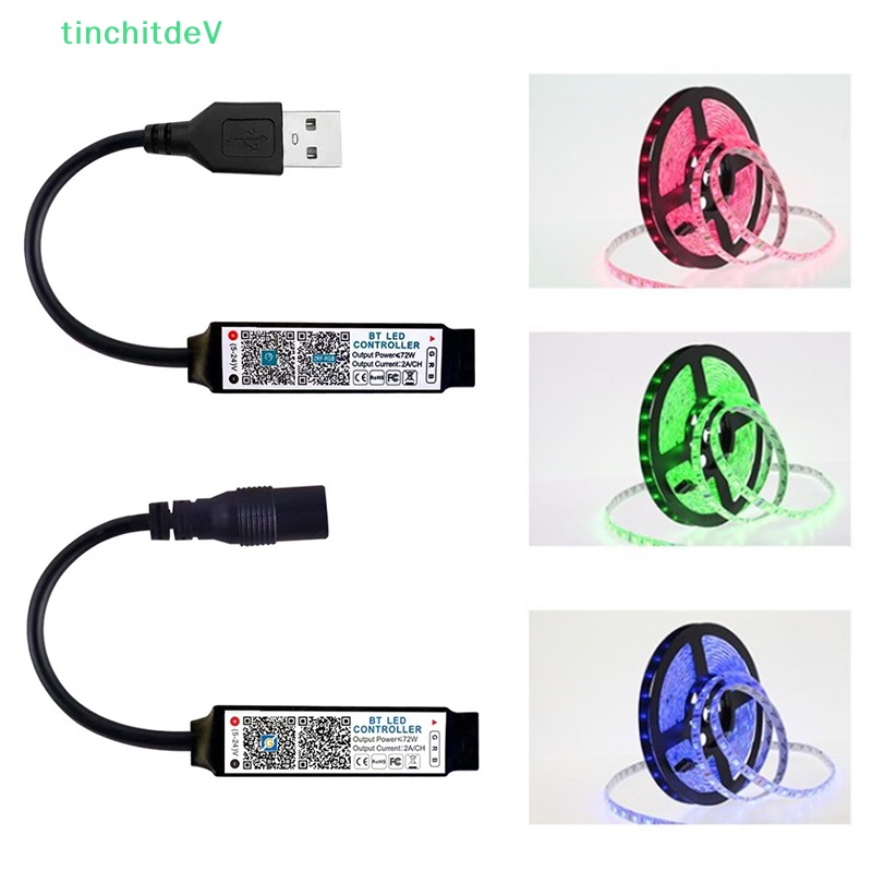 [TinchitdeV] Dây Đèn LED RGB Điều Khiển Bluetooth Thông Minh [Mới]