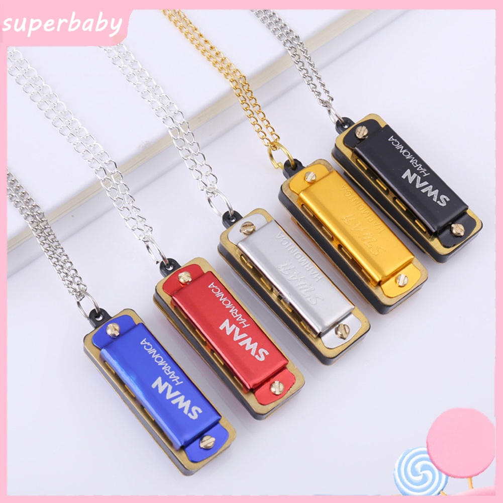 Kèn Harmonica Mini 4 Lỗ 8 Tông Thời Trang Cho Bé