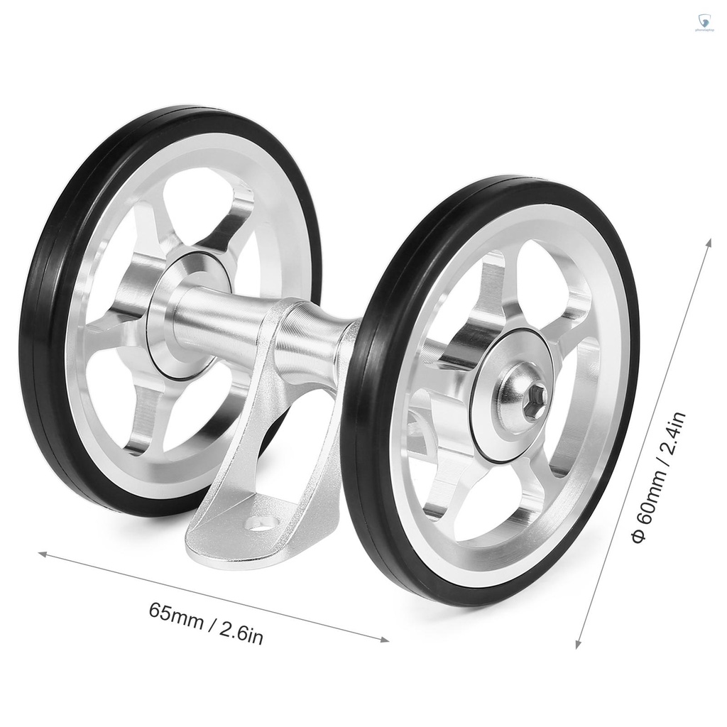 Bánh Xe Sau Xe Đạp Bằng Hợp Kim Nhôm Thay Thế Cho Brompton
