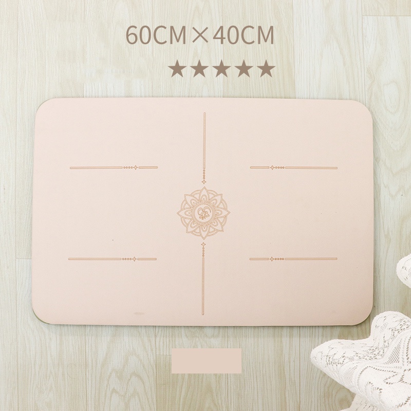 Thảm Tập Yoga Mini Bằng Cao Su Tự Nhiên Chống Trượt Tiện Dụng