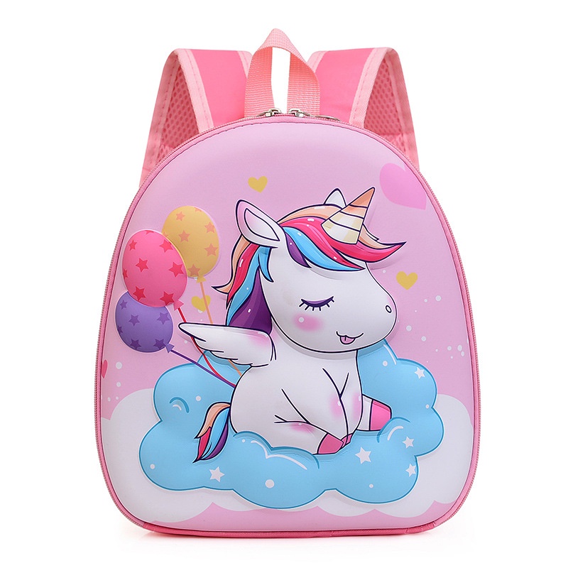 Ba Lô Đi Học Cỡ Lớn Thoáng Khí In Họa Tiết Kỳ Lân Thời Trang Đa Năng Cho Bé