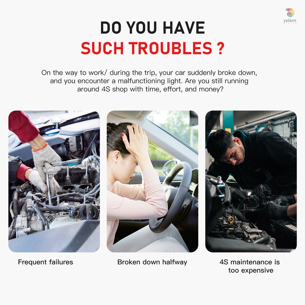 Bút Thử Điện Cầm Tay Màn Hình Kỹ Thuật Số Đa Năng Kèm Bóng Đèn Chuyên Dụng Cho Xe Hơi