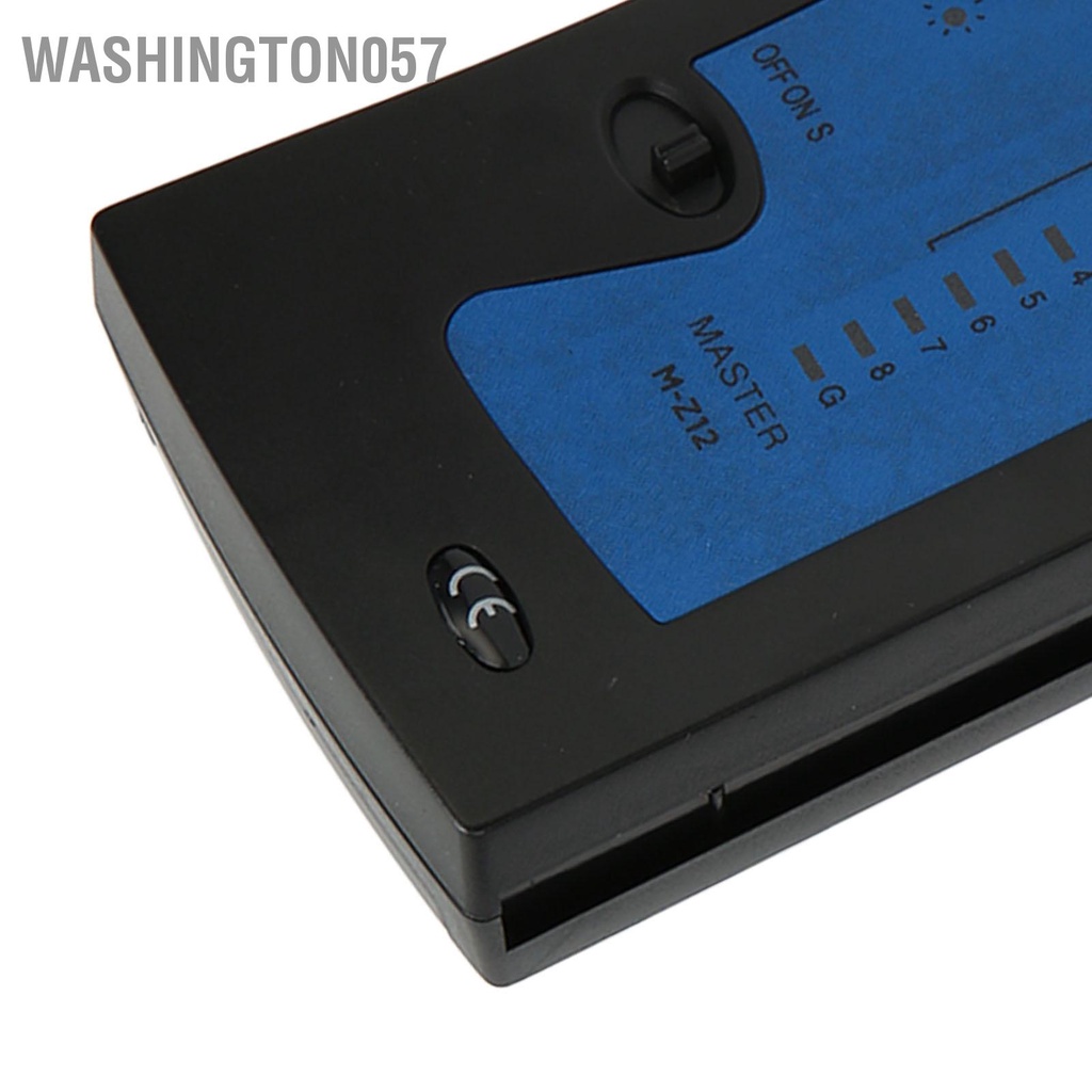 Washington057 Cáp Mạng Màn Hình LED Hiển Thị Di Động Pin 9V Công Cụ Kiểm Tra Dây Cho RJ45 RJ11 RJ12 CAT5 CAT6 CAT7 UTP