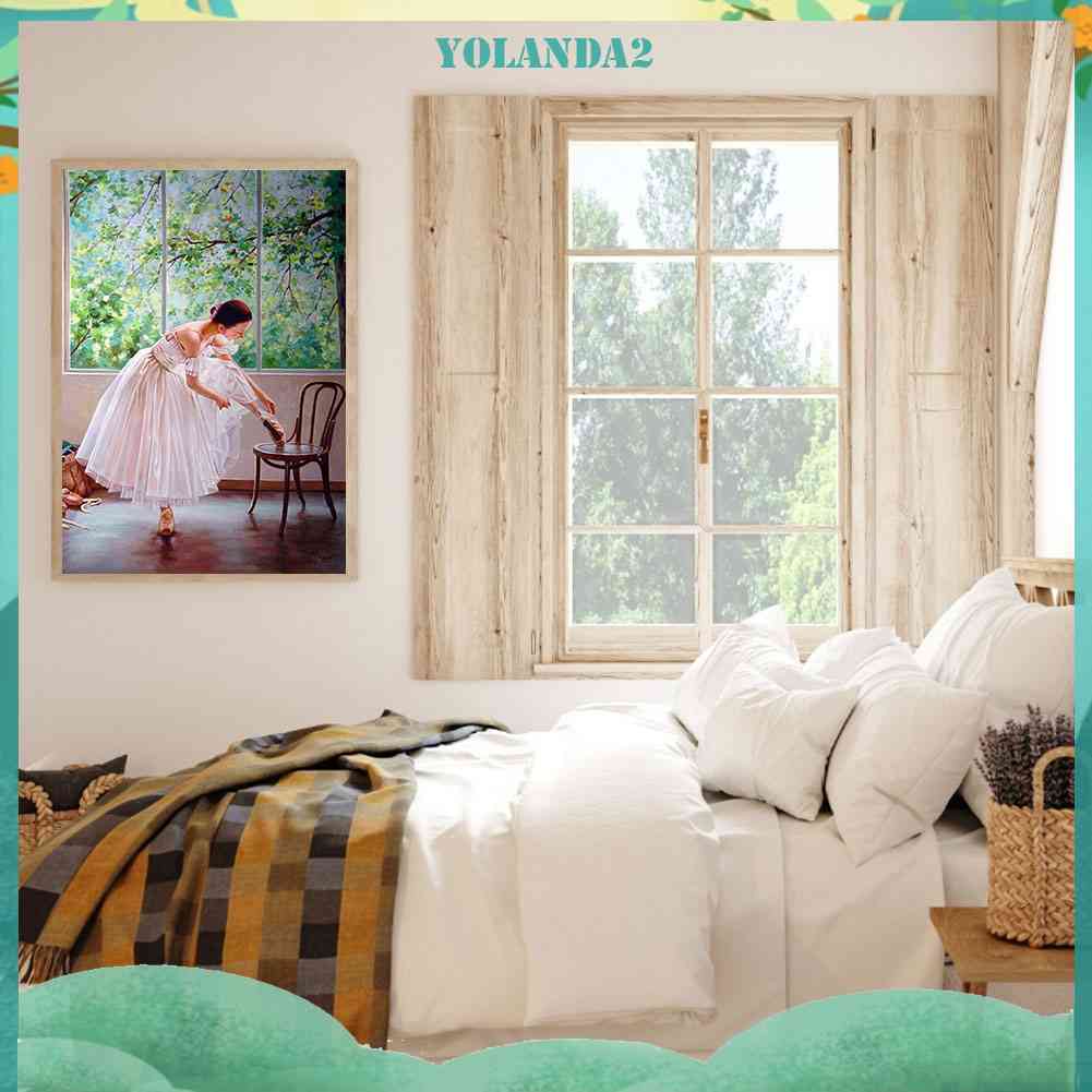 Tranh Đính Đá Kim Cương Toàn Bộ 5D DIY Hình Vũ Công Ba Lê