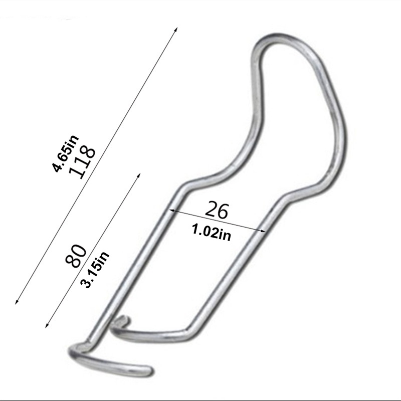 Set 10 Kẹp Cố Định Ống Nước Bằng Thép Mạnh Mẽ Và Bền Tiện Lợi Dành Cho Vườn Hoa