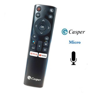 Điều khiển tv casper giọng nói micro chính hãng - remote tv casper micro